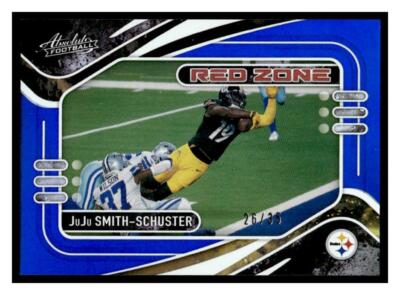 2021 Panini Absolute #RZ17 JuJu Smith-Schuster Red Zone Spectrum