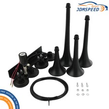 185db Super Loud 4 Trumpet Musical Sound Air Horn fit for Car Truck Train Boat