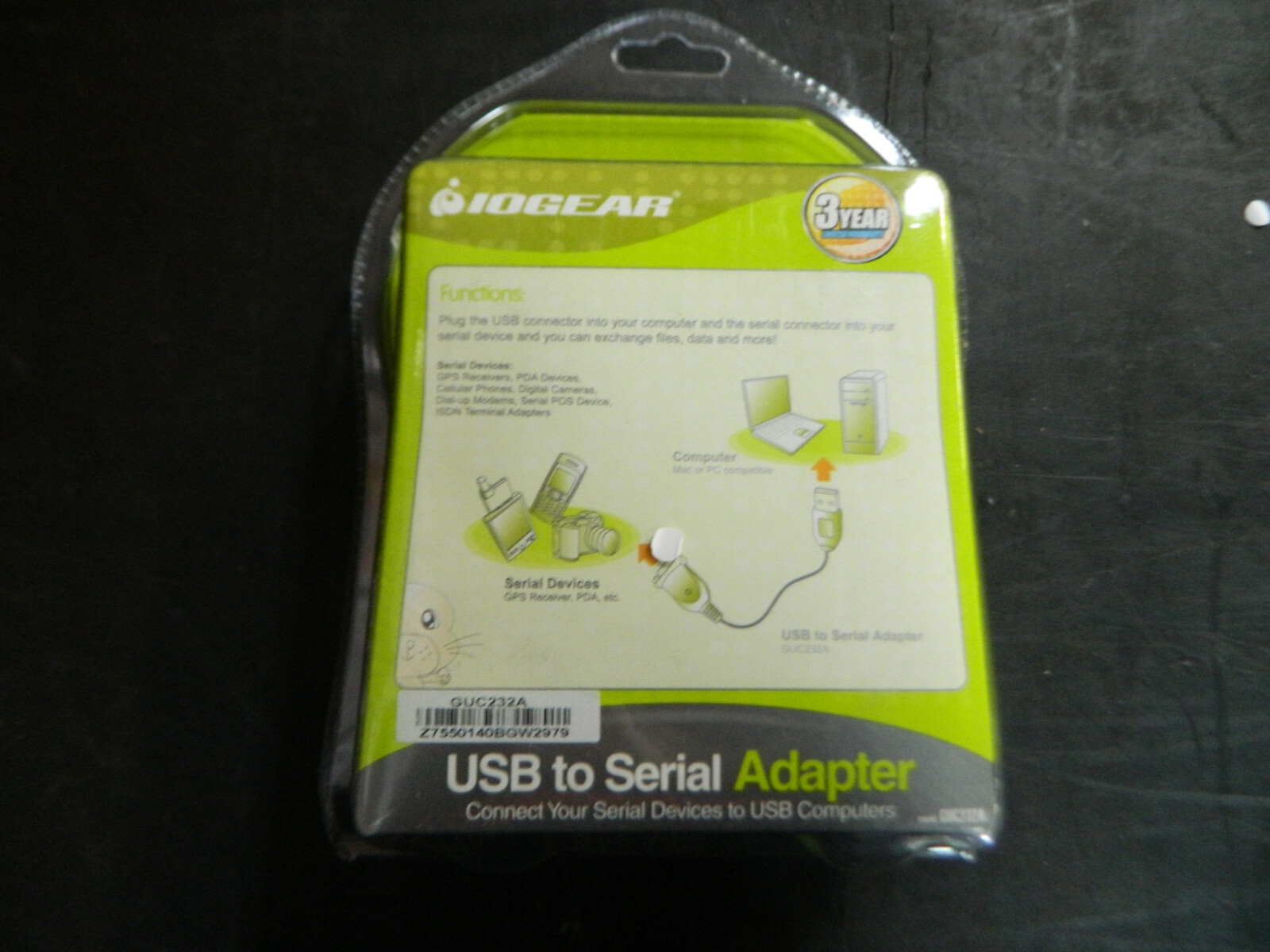 IOGEAR USB to Serial Adapter GUC232A New eBay