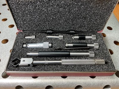 STARRETT 823AZ Inside Micrometer,1-1/2 to 8 In 2ZUC6 EDP-53050 Made In USA