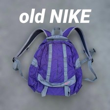archive y2k teck oldNIKE backpack purple