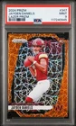2024 PANINI PRIZM LAZER PRIZM #347 JAYDEN DANIELS ROOKIE RC PSA 9