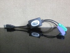 Adesso Smart Adapter Ez-pu21 USB to Ps/2 Converter Adapter Keyboard Mouse