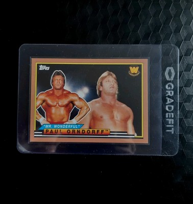 Paul Orndorff Topps Heritage 2018 Bronze Parallel /99