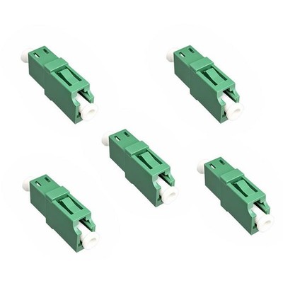 5x LWL Adapter LC/APC Buchse auf LC/APC Buchse Glasfaser Adapter, Singlemode / S