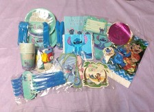 Stitch Kids Birthday Party Supplies and Decorations Set Includes Tableware 171pc