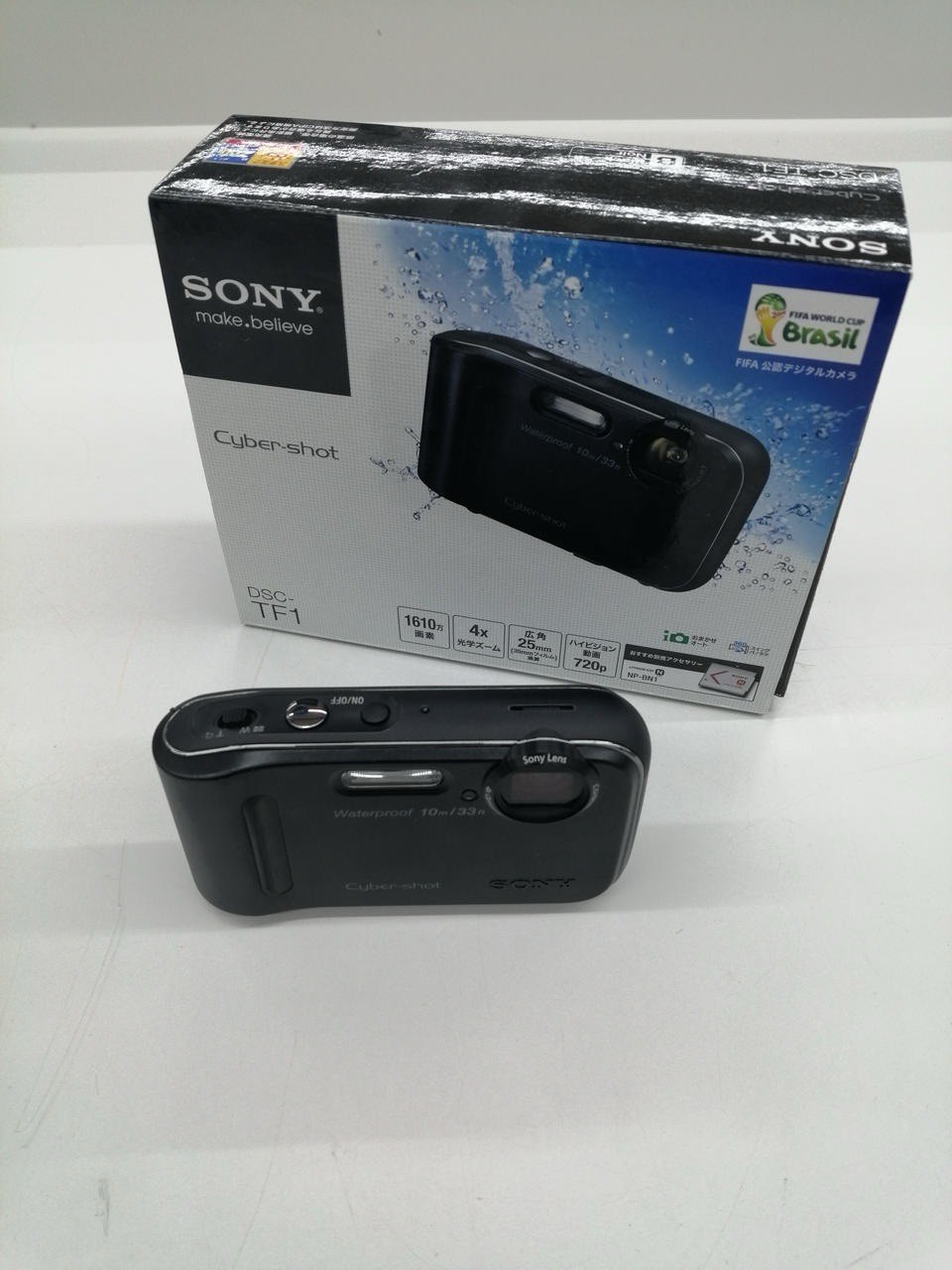 Sony Cyber-shot DSC-TF1 16.1MP Waterproof Digital Camera in Black - Fully Tested