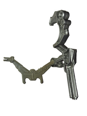 MOTU He-Man Bionatops Side Gun & Horn Mount Harness accessory part Mattel 1986