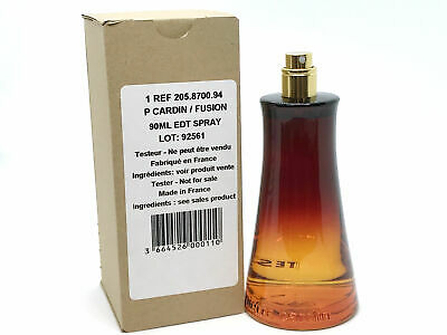 Pierre Cardin Fusion Pierre Cardin EDT Spray No Cap Tester 30 oz 90 ml M 6590₽
