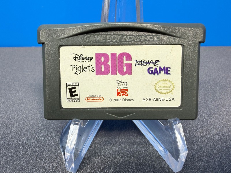 NINTENDO GBA GAMEBOY GAME BOY ADVANCE PIGLET PIGLET'S BIG MOVIE GAME DISNEY