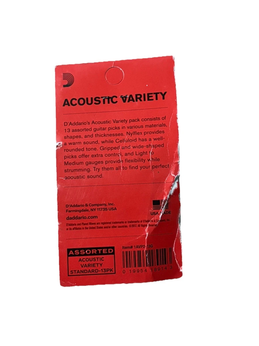 D'Addario Planet Waves Guitar Picks 13 Pack photo 2