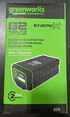 GREENWORKS COMMERCIAL [82X6] 82V 6.0AH BLUETOOTH LI-ION BATTERY (GL600BT)