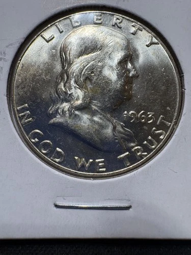 1963 D 50C Franklin Half Dollar BU