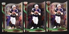 Lot Of (3) Tom Brady 2002 Pacific Crown Royale #80 Die-Cut Patriots Premium Base