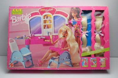Vintage Barbie Super Salon Cut and Style Mattel #67184 NIB Factory Sealed