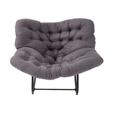 Rocking Chair S/L Nest Rocker Chair with Thick Cushion Comfy Lounge Chair Rooms