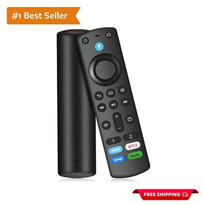 Fire Stick Compatible Voice Remote Control - Connect, Control, and Stream Freely