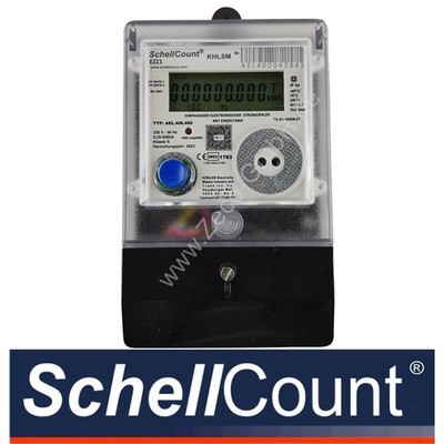 Schellcount Wechselstromzähler MID 202 geeicht für Zählerkreuzmontage 60A 230V
