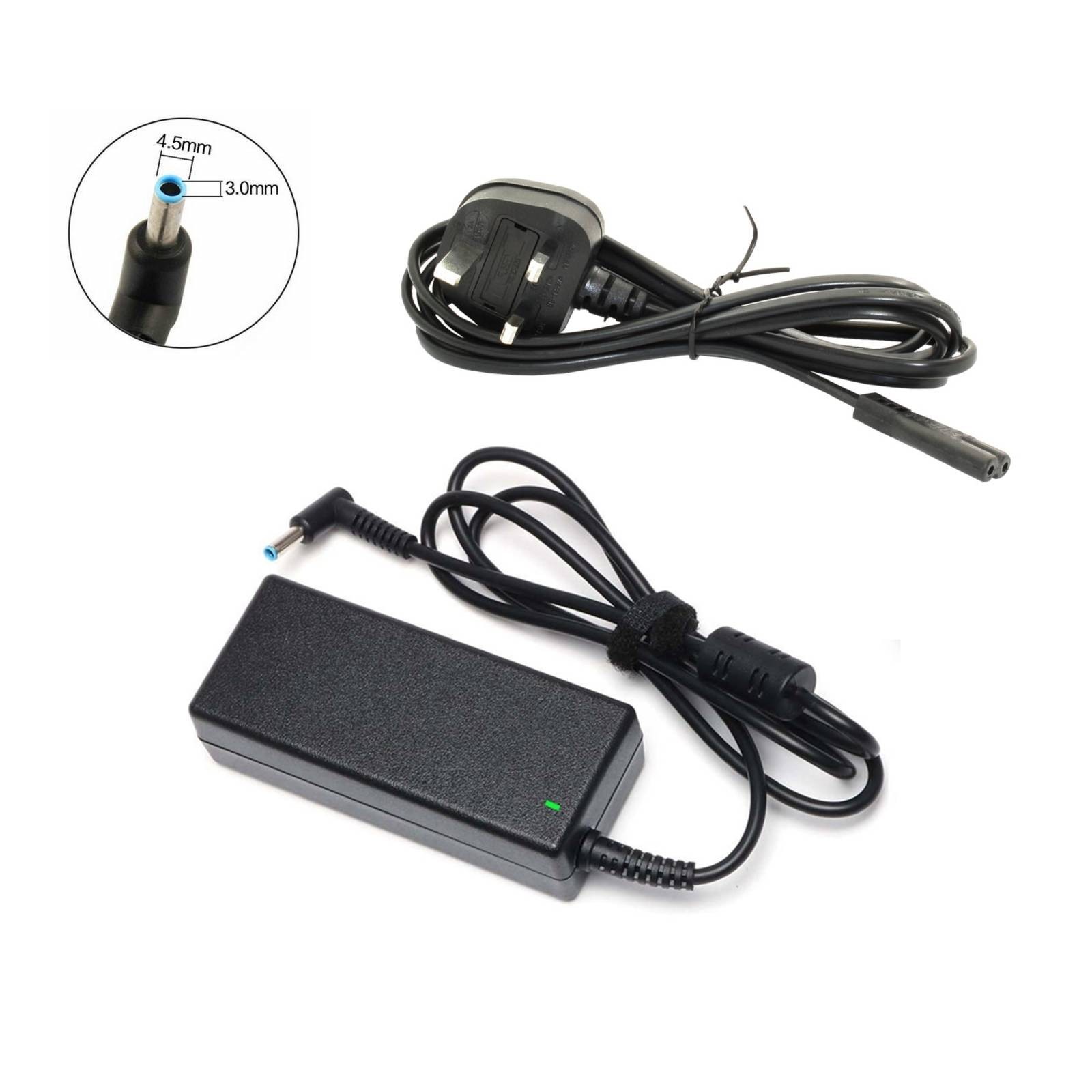 HP Compatible 19.5V 2.31A Laptop Charger with 4.5mm x 3.0mm Blue Tip