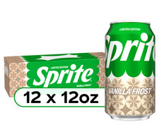 Sprite Vanilla Frost Fridge Pack 12 Oz Cans 12 Pack Sprite Vanilla Frost Fridge Pack 12 Oz Cans 12 Pack