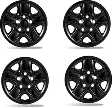 18- inch Wheel skins for 2007-2021 TOYOTA TUNDRA ; Set Of 4 Pcs; Glossy Black