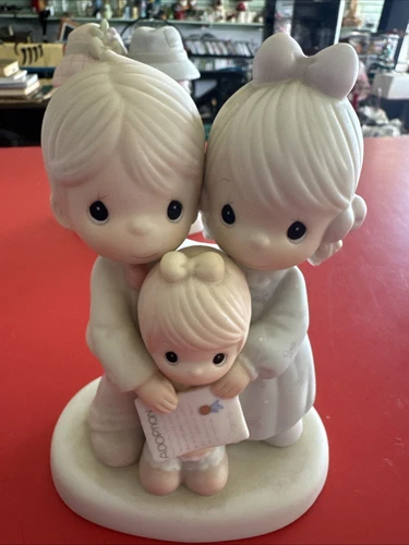 Precious Moments Figurine God Bless The Day We Found You 100145R Vintage Box - Picture 1 of 9