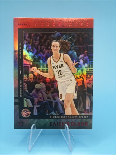 2025 Panini Caitlin Clark Chronicled - WNBA Caitlin Clark #21 Holo Red