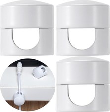3 Sets Charger Holders for Cords, White Adjustable Cable Anchor White, 3sets
