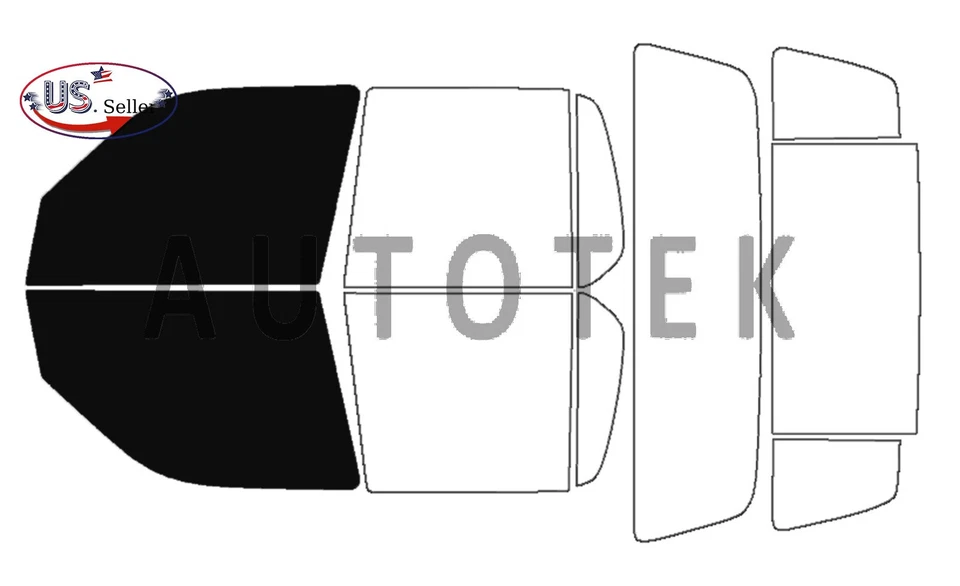 Película precortada ventanas delanteras de dos puertas para Ford Explorer Sport Trac 2007-2010 Foto 2 de 4