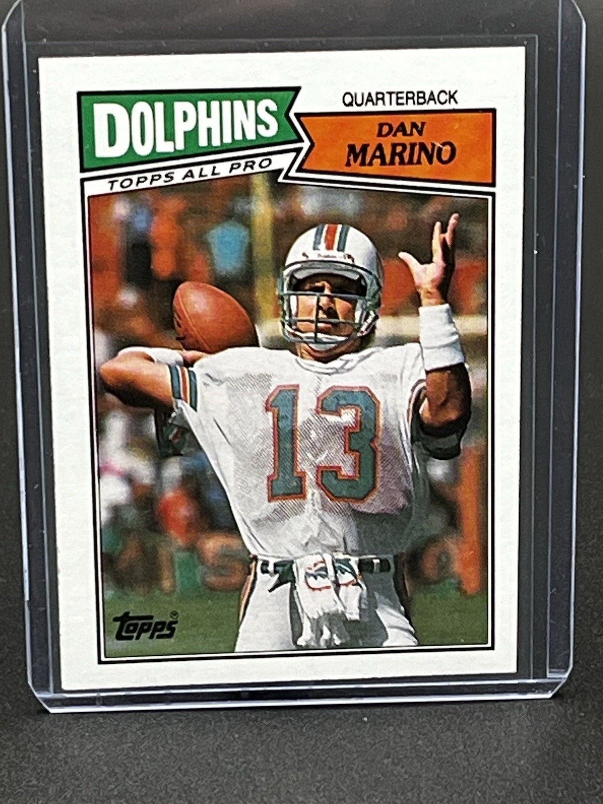 1987 Topps Dan Marino #233 All-Pro Miami Dolphins HOF 🔥 Sharp NM