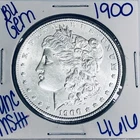 1900 BU UNCIRCULATED MORGAN SILVER DOLLAR AUTHENTIC U.S. MINT FREE SHIPPING 4616