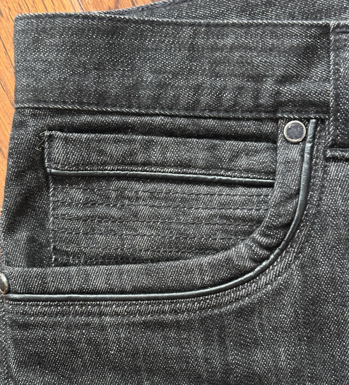 New NOS Versace Collection "City" Fit Black Denim Jeans Y2K Mens Size 38 NWOT thumbnail 4