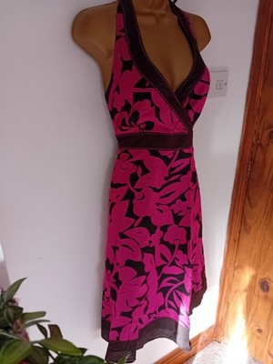 Rocha, John Rocher halter neck Dress.Designer for Debenhams collectable Size 12 