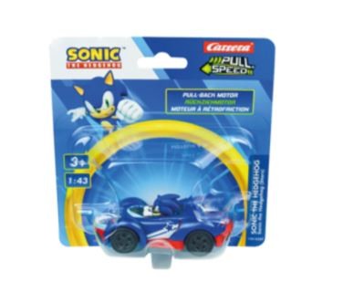 Carrera - Sonic The Hedgehog Spezial-Reibungsauto In Blisterverpackung - Blau...-image
