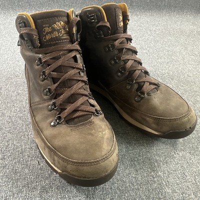 The North Face Ballard III Waterproof Hiking Boots Men's Size 11 Brown Leather