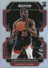 2022 Panini Prizm Draft Picks #77 Christian Koloko Silver