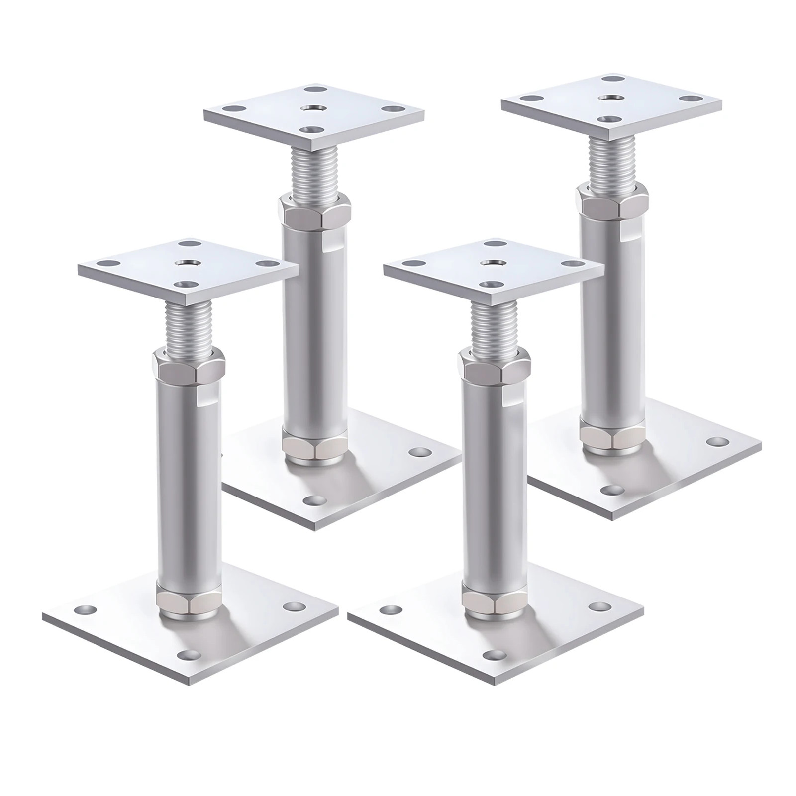 Supports de poteaux pour abris de jardin et structures bois contre l'humidité du sol extérieur