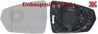 VAN Wezel 5751837 Spiegelglas FüR AußEnspiegel Links FüR Audi FüR VW