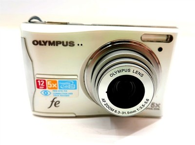 Olympus FE-46 White 12.0MP Digital Camera 5x Optical Zoom 2.7 inch