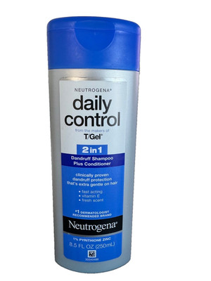 Neutrogena T Gel Daily Control 2 in 1 Dandruff Shampoo + Conditioner 8.5 Fl Oz