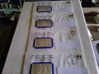 4)  (58gms ea) .925 Ingots Bicentennial Council of 13 Original States 7.4 OZT