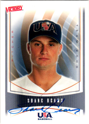 2000 Upper Deck Victory Team USA #457 Shane Heams Signed