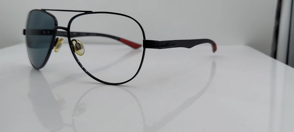 Очки солнцезащитные Izod IZ768 черные Pilot металлические только оправы - Изображение 2 из 4