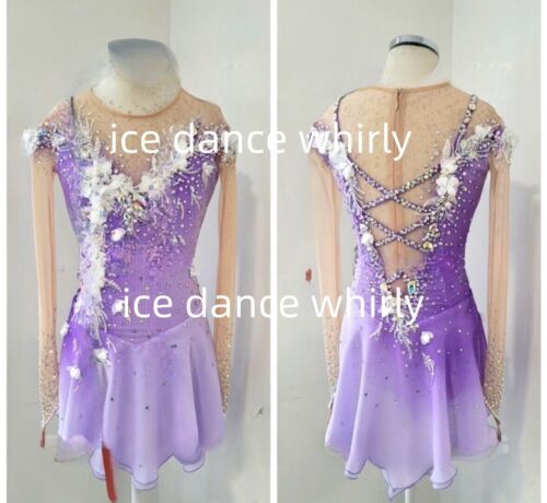 129 customized New style Ice Figure Skating Dress Ice skating Dress - Picture 1 of 11