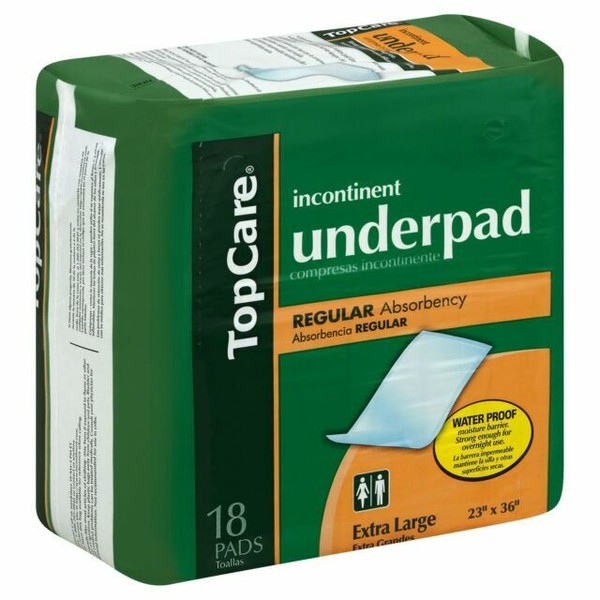 Top Care Underpad Extra Large 18 Pads for sale online eBay