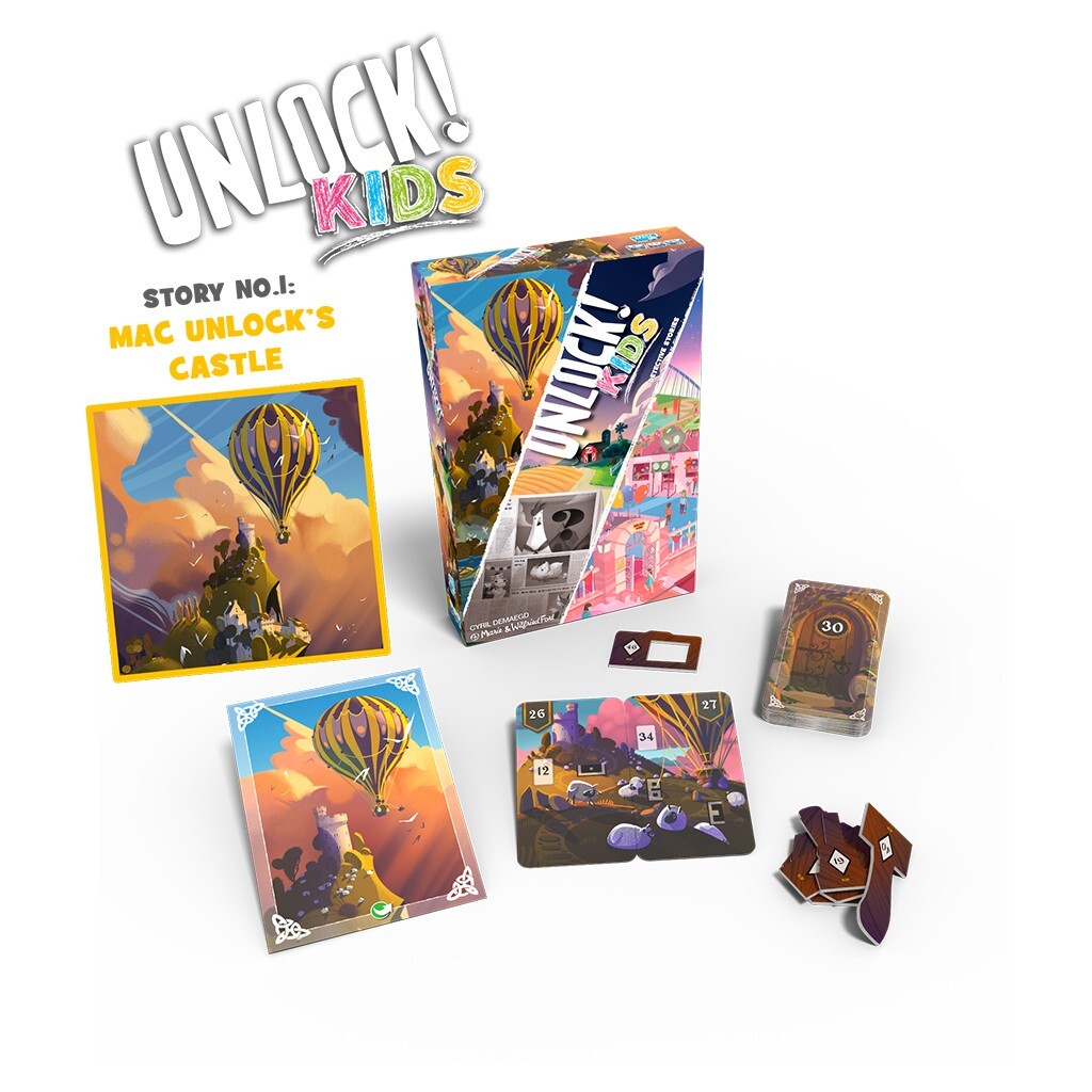 Unlock! Kids Stories Epoques - Asmodee - Gioco Da Tavolo Escape Game Per Bambini Dai 6 Anni