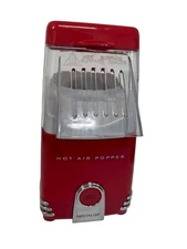 Hot Air Popcorn Nostalgia Compact Retro Red Plastic Electric Countertop Mini