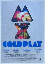 COLDPLAY - TOUR DATES 2012 Full page UK magazine ad