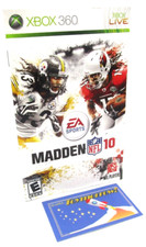 EA Sports Madden NFL 10 Microsoft XBox 360 Manual Only  Instruction Booklet