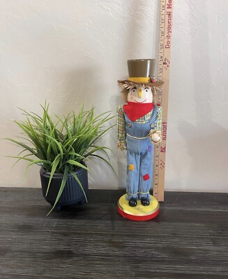 Wizard Of Oz Scarecrow Wooden Nutcracker 14''